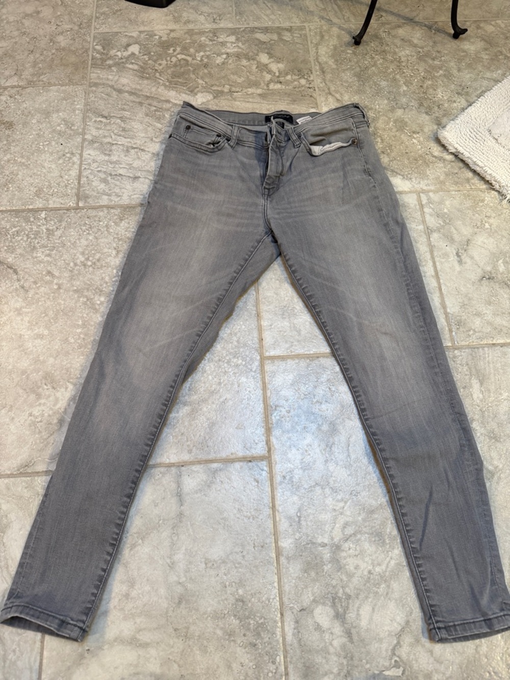 Banana Republic Gray Stretch Skinny Jeans